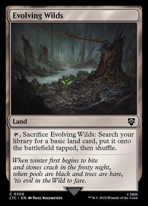 Evolving Wilds - Commander: The Lord of the Rings: Tales of Middle-earth