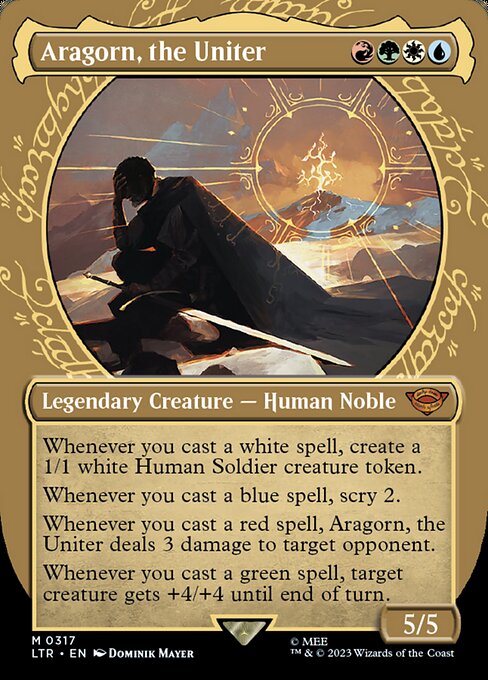 Aragorn, the Uniter (Showcase) - Universes Beyond: The Lord of the Rings: Tales of Middle-earth