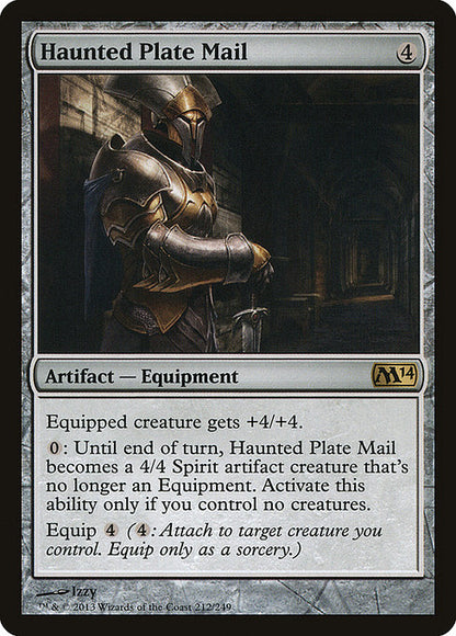 Haunted Plate Mail (Foil) - Magic 2014 (M14)