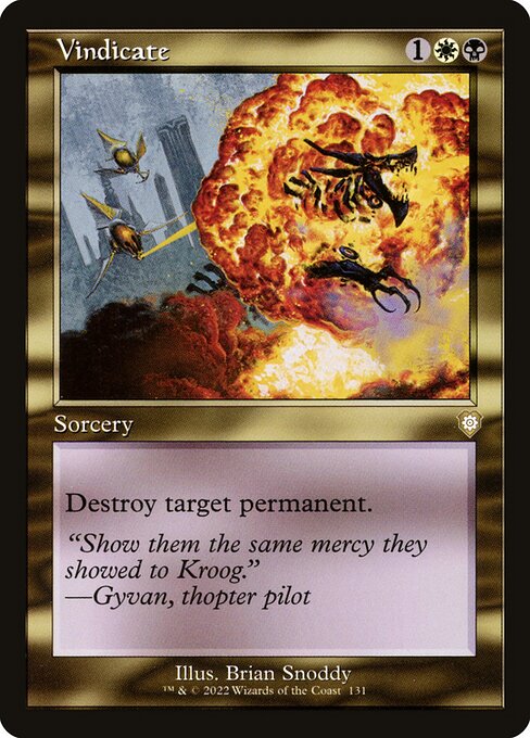 Vindicate (Retro Frame) - Commander: The Brothers' War