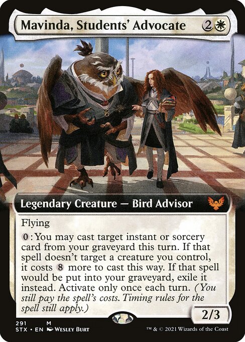 Mavinda, Students' Advocate (Extended Art) (Foil) - Strixhaven: School of Mages