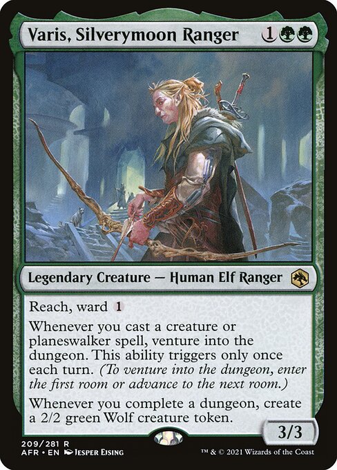 Varis, Silverymoon Ranger - Adventures in the Forgotten Realms