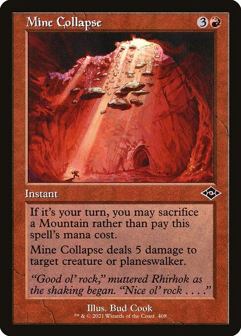 Mine Collapse (Retro Frame) - Modern Horizons 2