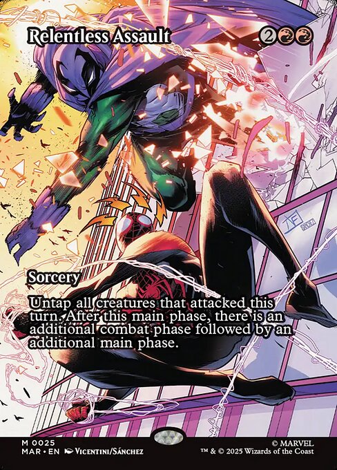 Relentless Assault (Borderless) - Marvel Universe Eternal-Legal