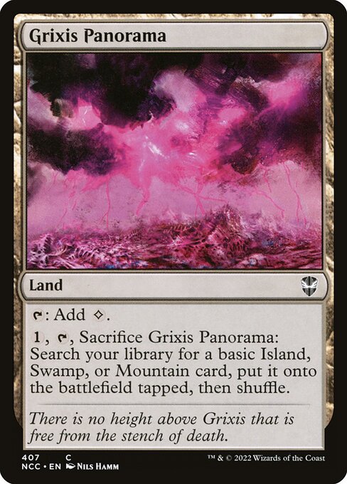 Grixis Panorama - Commander: Streets of New Capenna