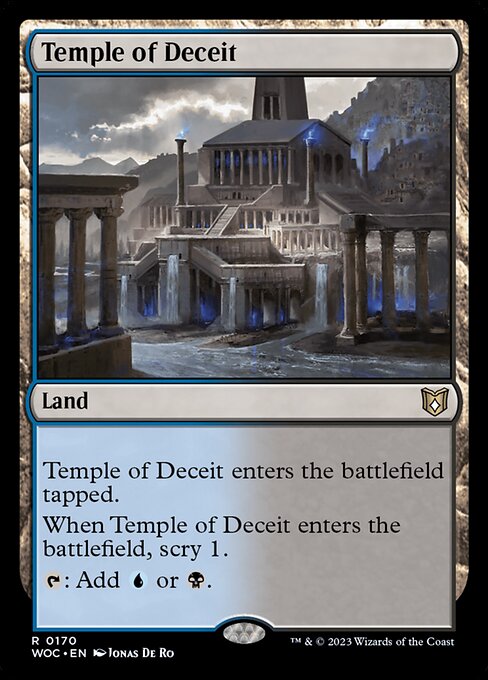 Temple of Deceit - Commander: Wilds of Eldraine