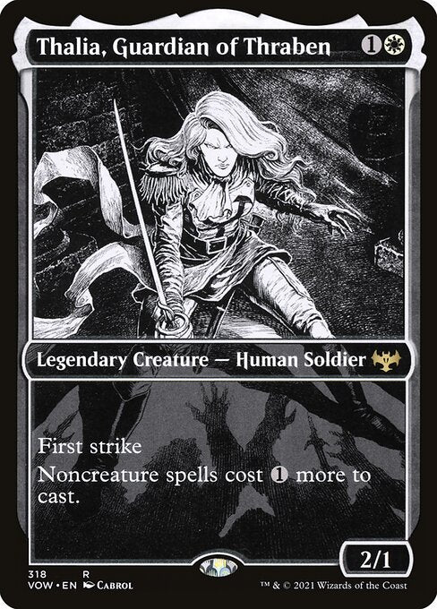 Thalia, Guardian of Thraben (Showcase) (Foil) - Innistrad: Crimson Vow