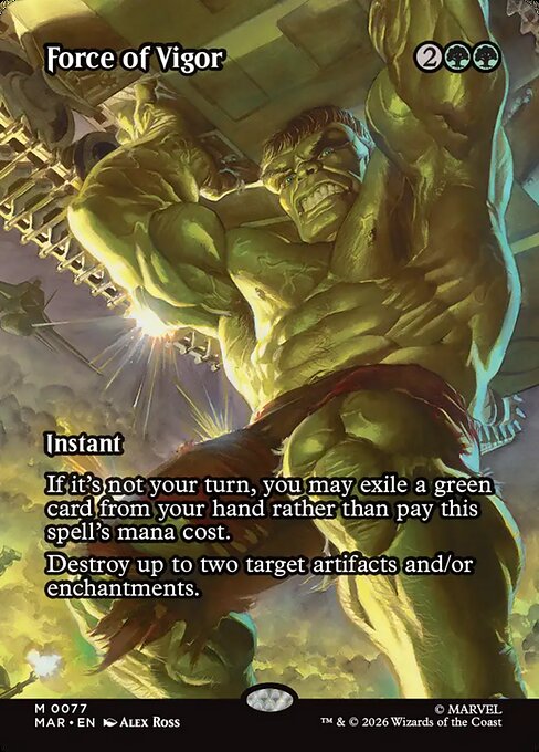 Force of Vigor (Borderless) - Marvel Universe Eternal-Legal