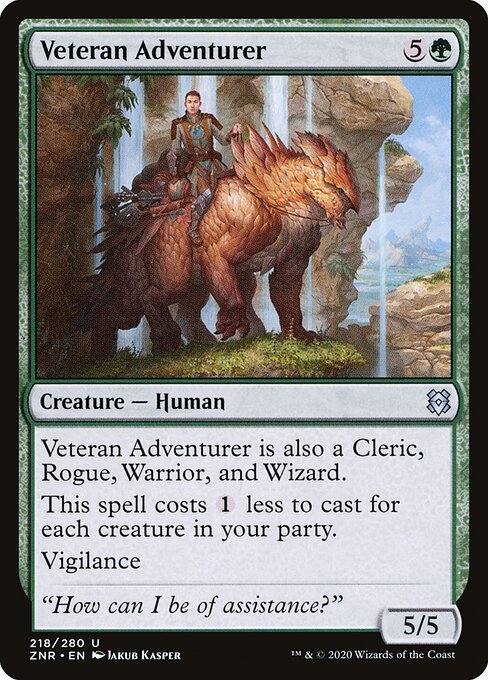 Veteran Adventurer (Foil) - Zendikar Rising