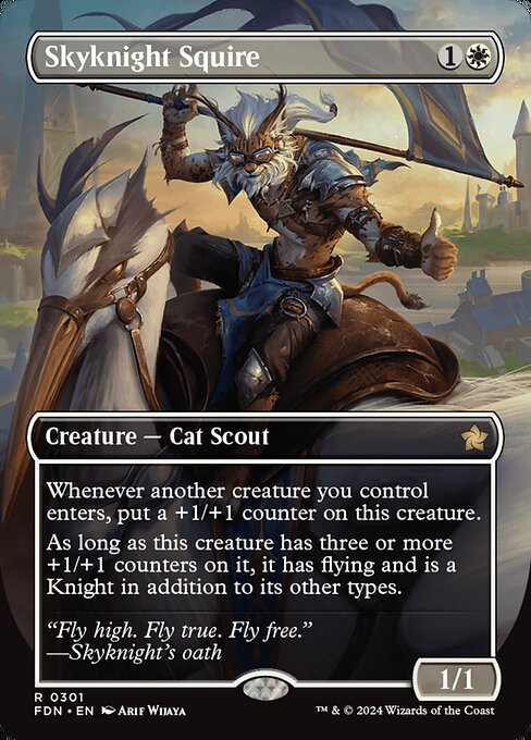 Skyknight Squire (Borderless) - Foundations