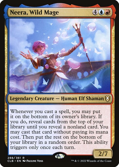 Neera, Wild Mage (Foil) - Commander Legends: Battle for Baldur's Gate