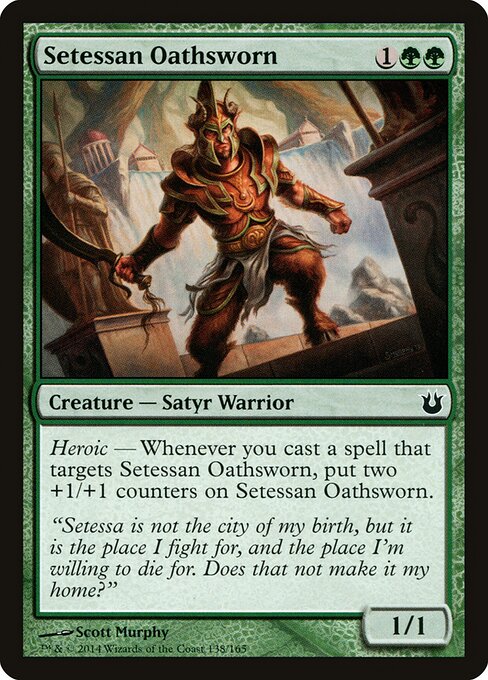 Setessan Oathsworn (Foil) - Born of the Gods