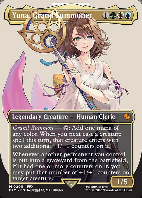 Yuna, Grand Summoner (Borderless) - Commander: FINAL FANTASY