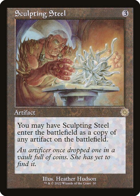 Sculpting Steel (Foil) - The Brothers' War: Retro Frame Artifacts