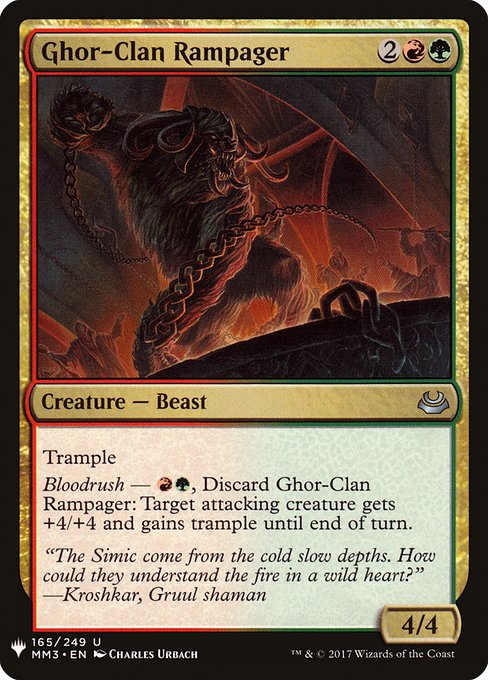 Ghor-Clan Rampager - The List Reprints