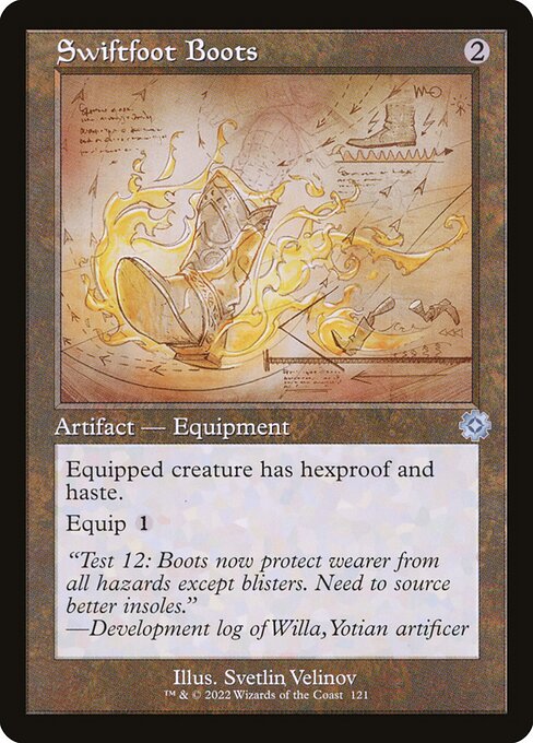Swiftfoot Boots (Schematic) - The Brothers' War: Retro Frame Artifacts