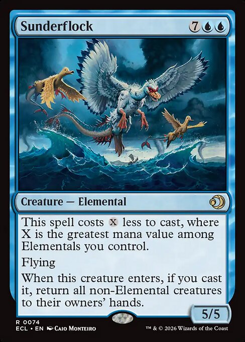 Sunderflock (Foil) - Lorwyn Eclipsed