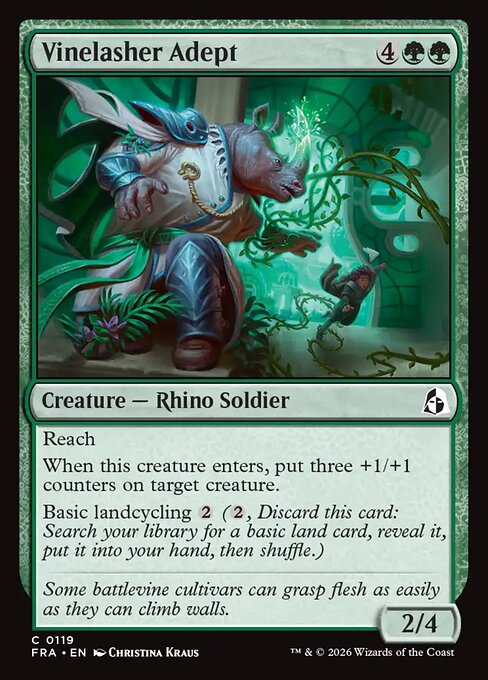 Vinelasher Adept (Foil) - Reality Fracture