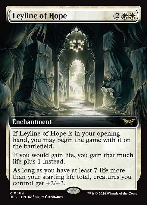 Leyline of Hope (Extended Art) (Foil) - Duskmourn: House of Horror