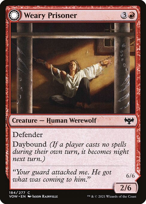 Weary Prisoner (Foil) - Innistrad: Crimson Vow