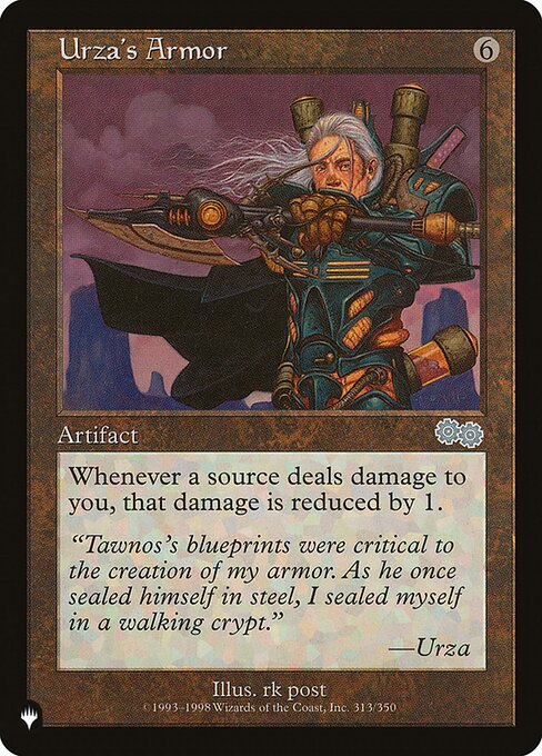 Urza's Armor - The List Reprints