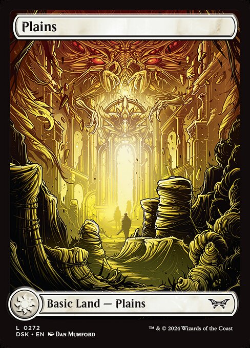 Plains (0272) - Full Art - Duskmourn: House of Horror
