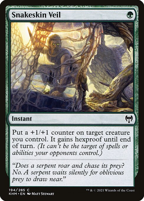 Snakeskin Veil (Foil) - Kaldheim