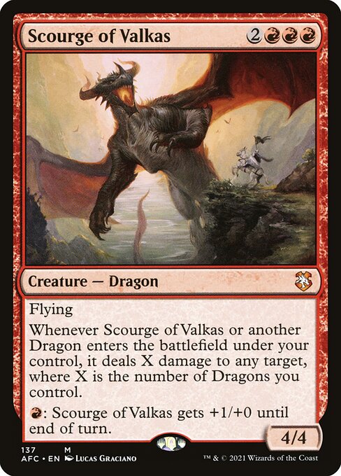 Scourge of Valkas - Commander: Adventures in the Forgotten Realms