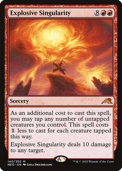 Explosive Singularity (Foil) - Kamigawa: Neon Dynasty