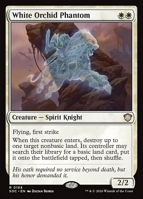 White Orchid Phantom - Commander: Secrets of Strixhaven
