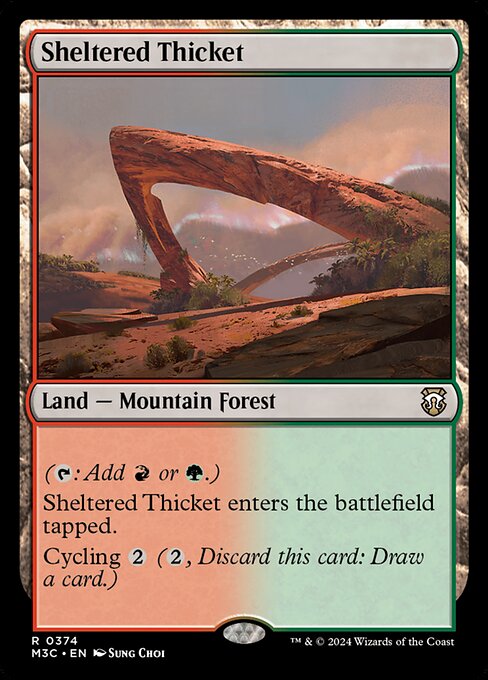 Sheltered Thicket - Commander: Modern Horizons 3