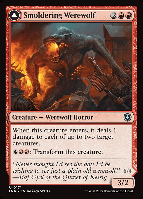 Smoldering Werewolf - Innistrad Remastered