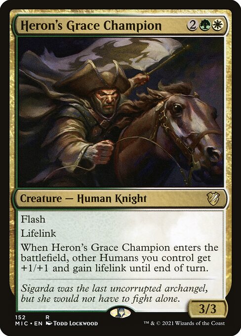 Heron's Grace Champion - Commander: Innistrad: Midnight Hunt