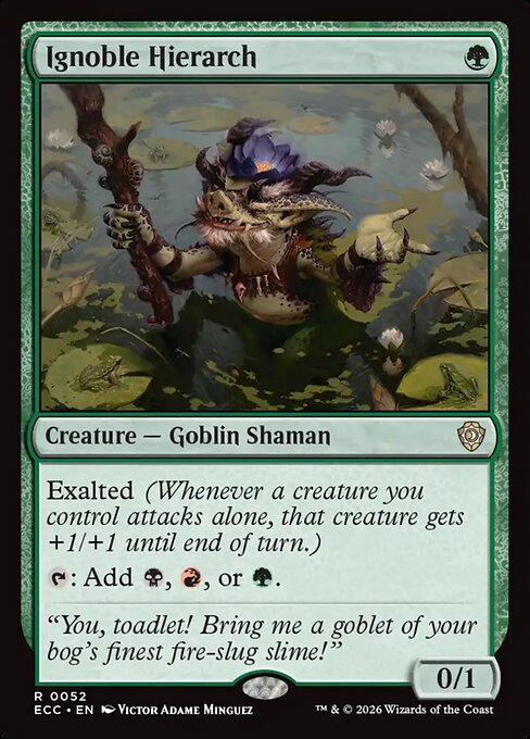 Ignoble Hierarch - Commander: Lorwyn Eclipsed