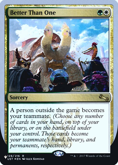 Better Than One - The List Reprints