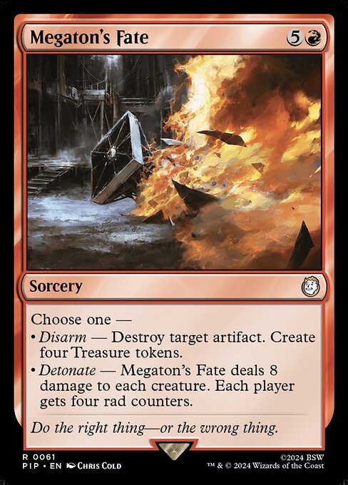 Megaton's Fate (Foil) - Universes Beyond: Fallout