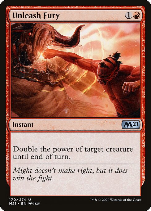 Unleash Fury (Foil) - Core Set 2021