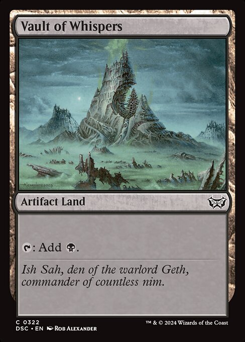 Vault of Whispers - Commander: Duskmourn: House of Horror