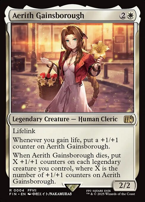 Aerith Gainsborough (Borderless) - FINAL FANTASY