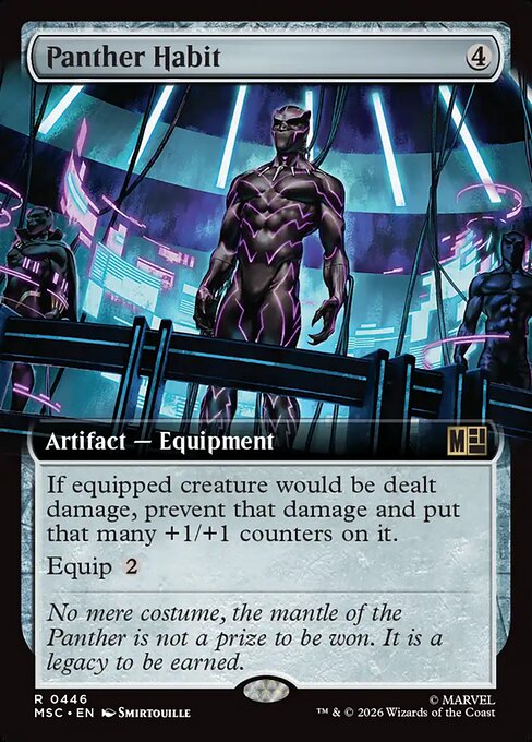 Panther Habit (Extended Art) - Commander: Marvel Super Heroes