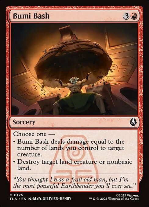 Bumi Bash (Foil) - Avatar: The Last Airbender