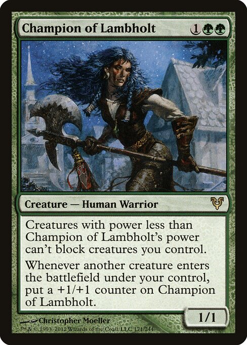 Champion of Lambholt (Foil) - Avacyn Restored
