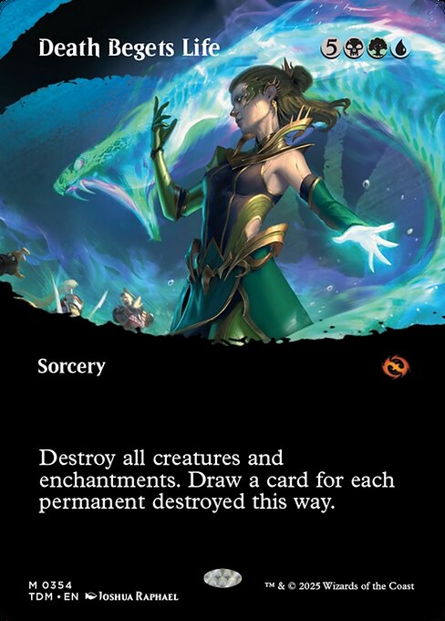 Death Begets Life (Borderless) - Tarkir: Dragonstorm