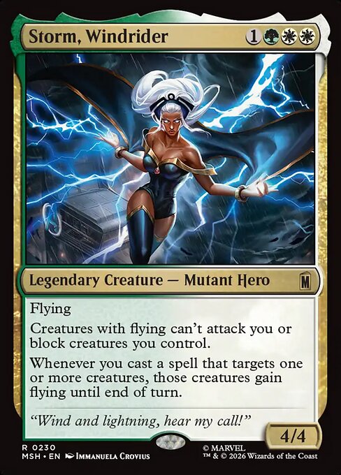 Storm, Windrider (Foil) - Marvel Super Heroes