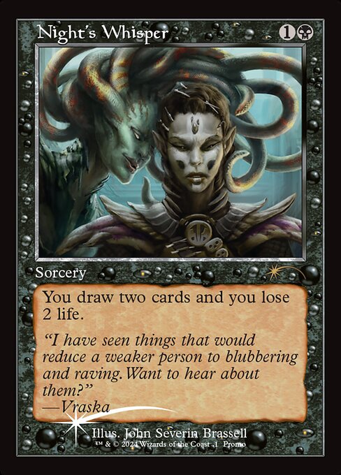 Night's Whisper (Retro Frame) (Foil) - Open House Promos