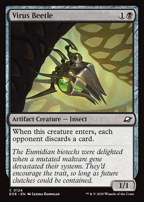 Virus Beetle (Foil) - Edge of Eternities