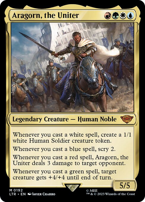 Aragorn, the Uniter - Universes Beyond: The Lord of the Rings: Tales of Middle-earth