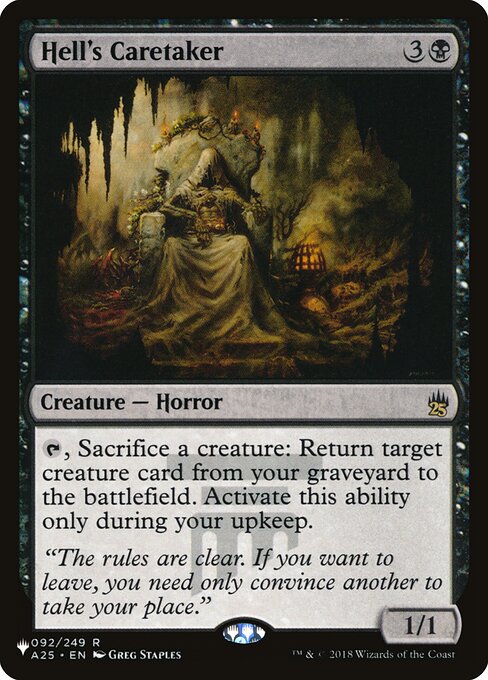 Hell's Caretaker - The List Reprints