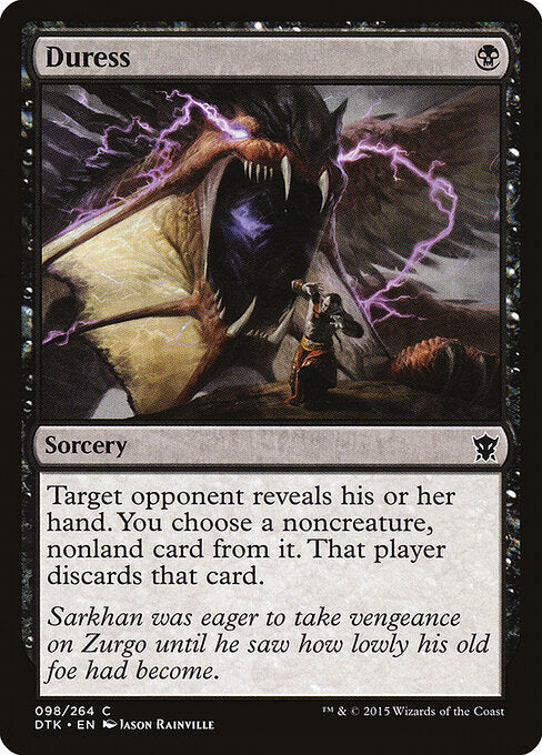 Duress (Foil) - Dragons of Tarkir