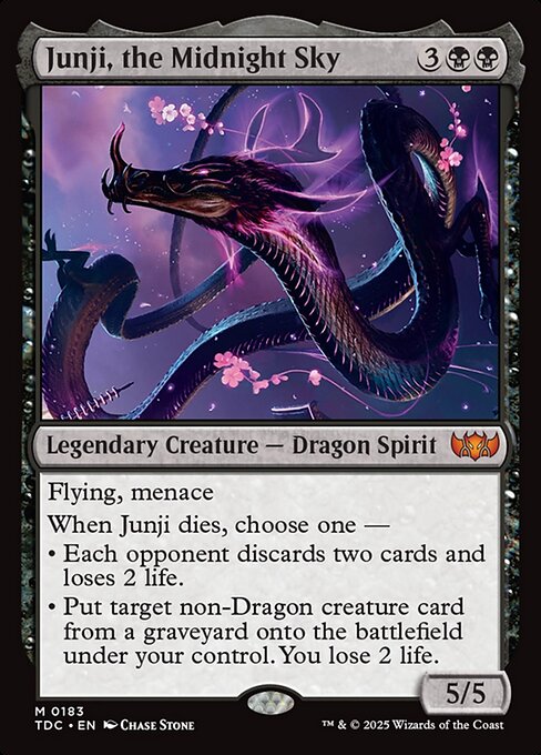 Junji, the Midnight Sky - Commander: Tarkir: Dragonstorm